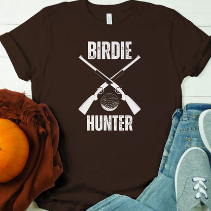Funny Golf Shirt Gift, Tshirt for Golfer, Great Gift for Golf Lover, Xmas T-Shirt Gift for Husband, Birdie Hunter, Christmas Gift for Golfer