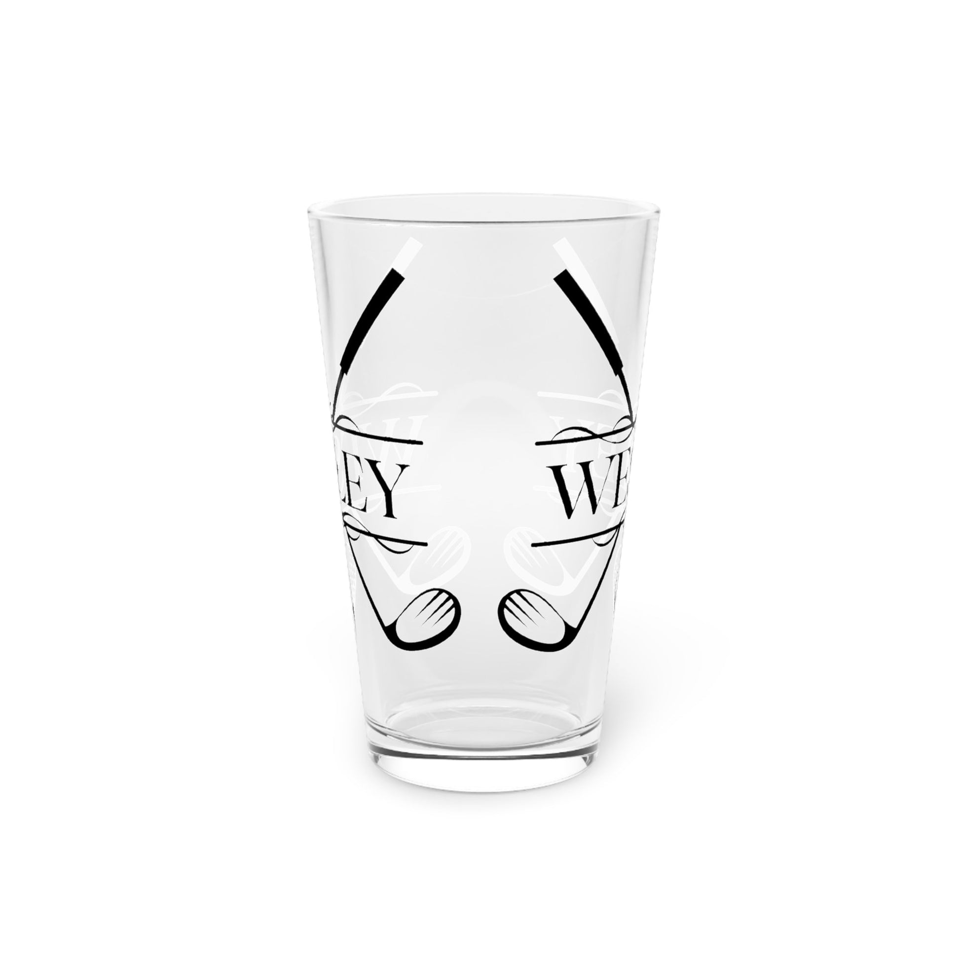 Custom Golf Pint Glass, Personalized Golf Beer Glass, Customized Glass for Golfer, Great Gift for Dad, Father, Husband, Gift for Golf Lover