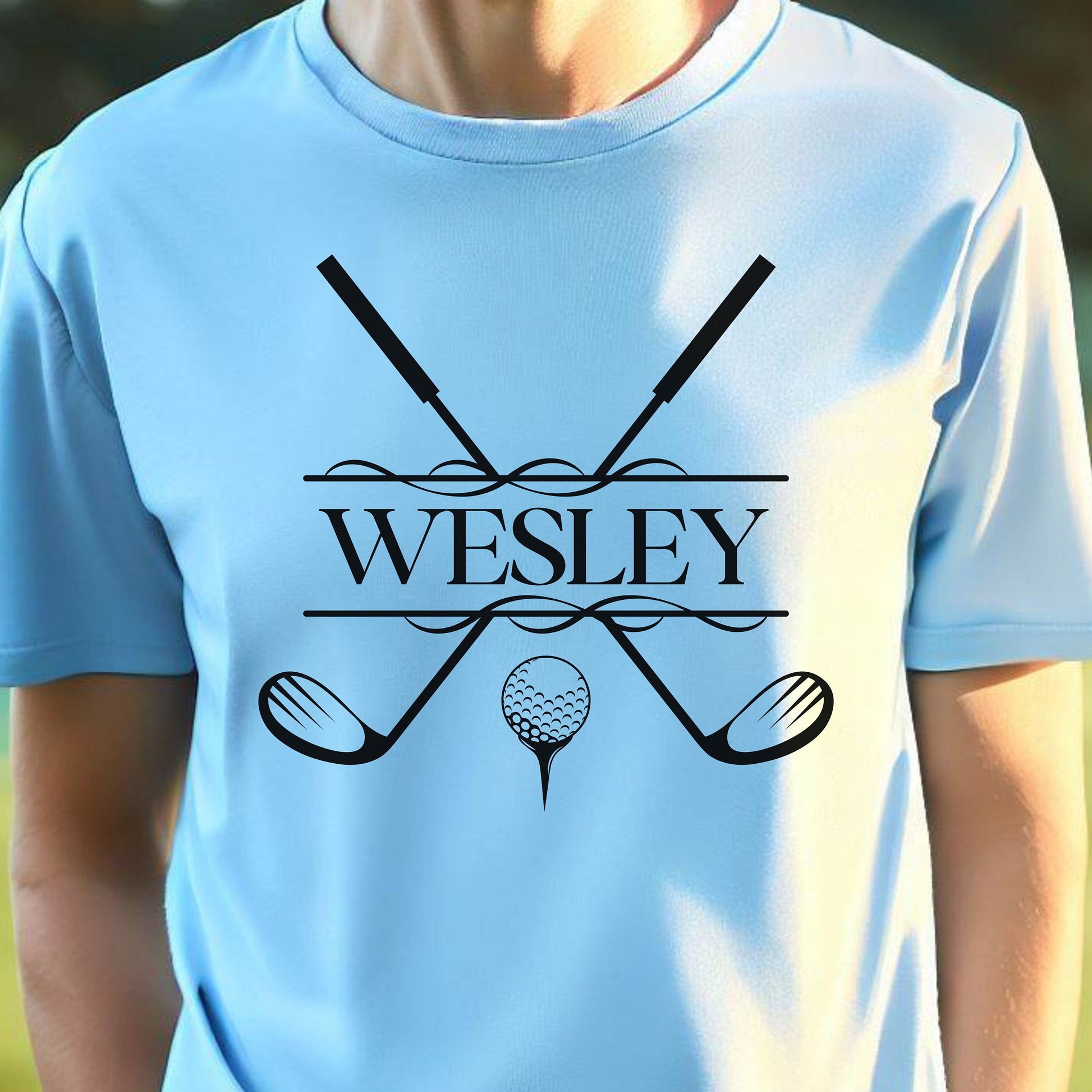 Custom Monogrammed Golf Shirt, Personalized T-Shirt for Golfer, Customized Tee for Husband, Great Gift for Dad, Father, Gift for Grandfather