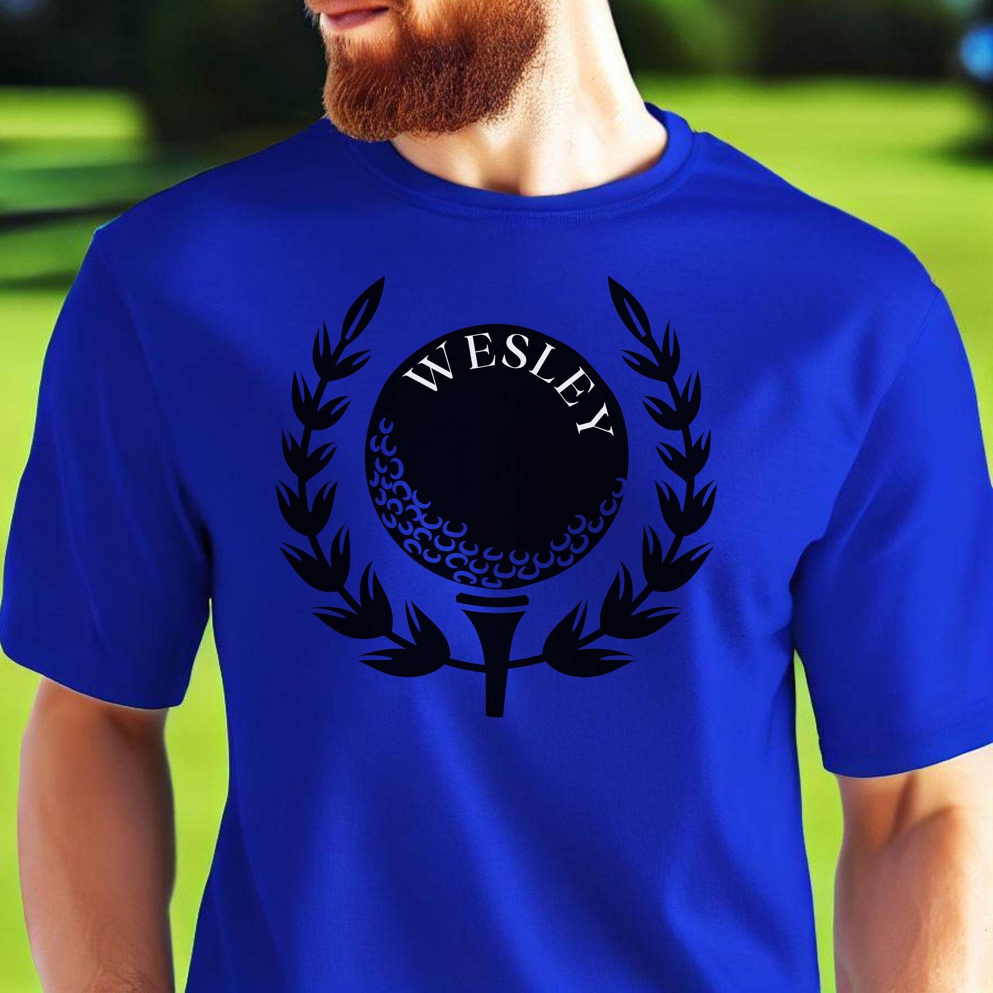 Custom Monogrammed Golf Shirt, Personalized T-Shirt for Golfer, Customized Tee for Husband, Great Gift for Dad, Father, Gift for Grandfather