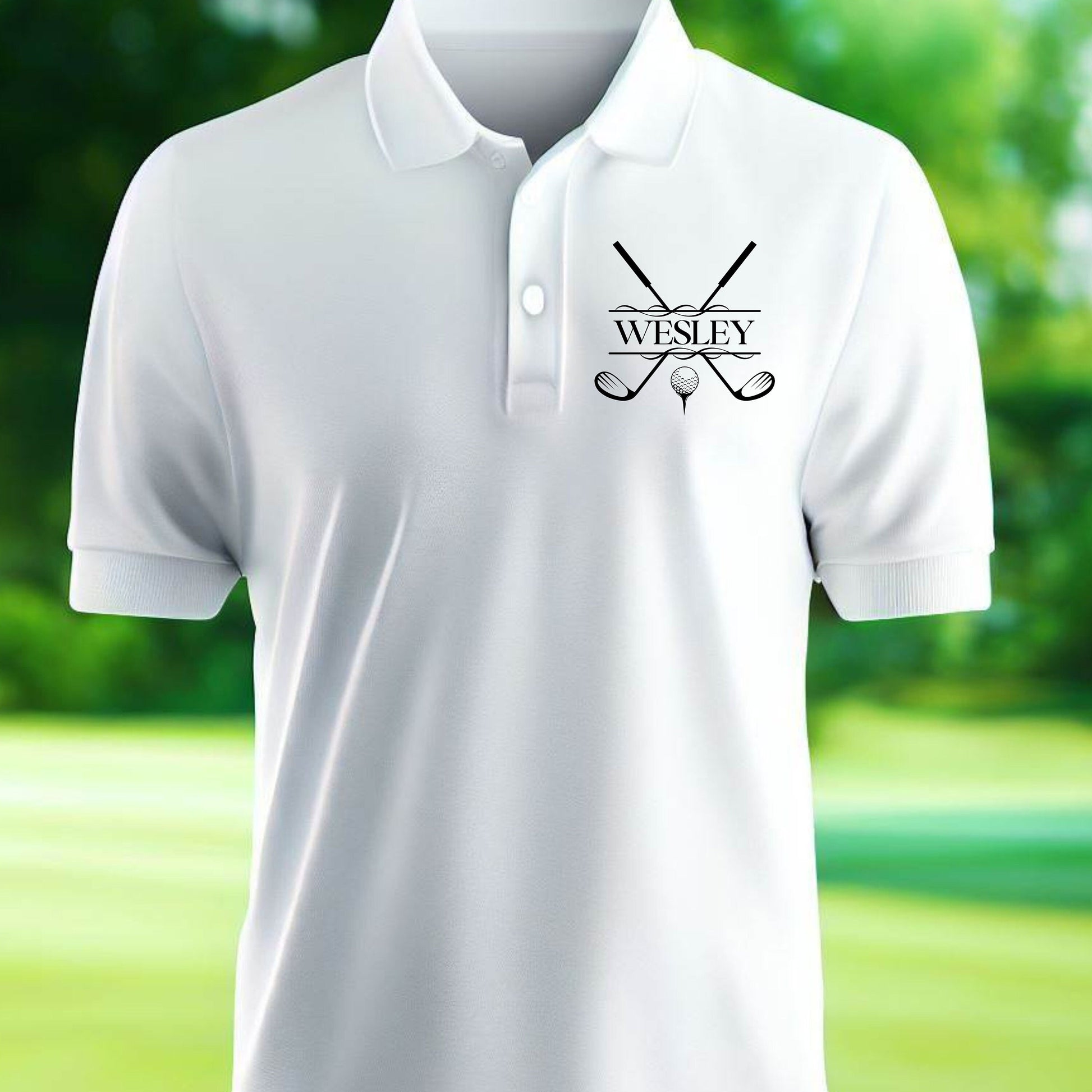 Custom Monogrammed Golf Polo, Personalized Golf Polo, Customized Polo for Golfer, Great Gift for Dad, Father, Golf Gift for Men, Golf Shirt