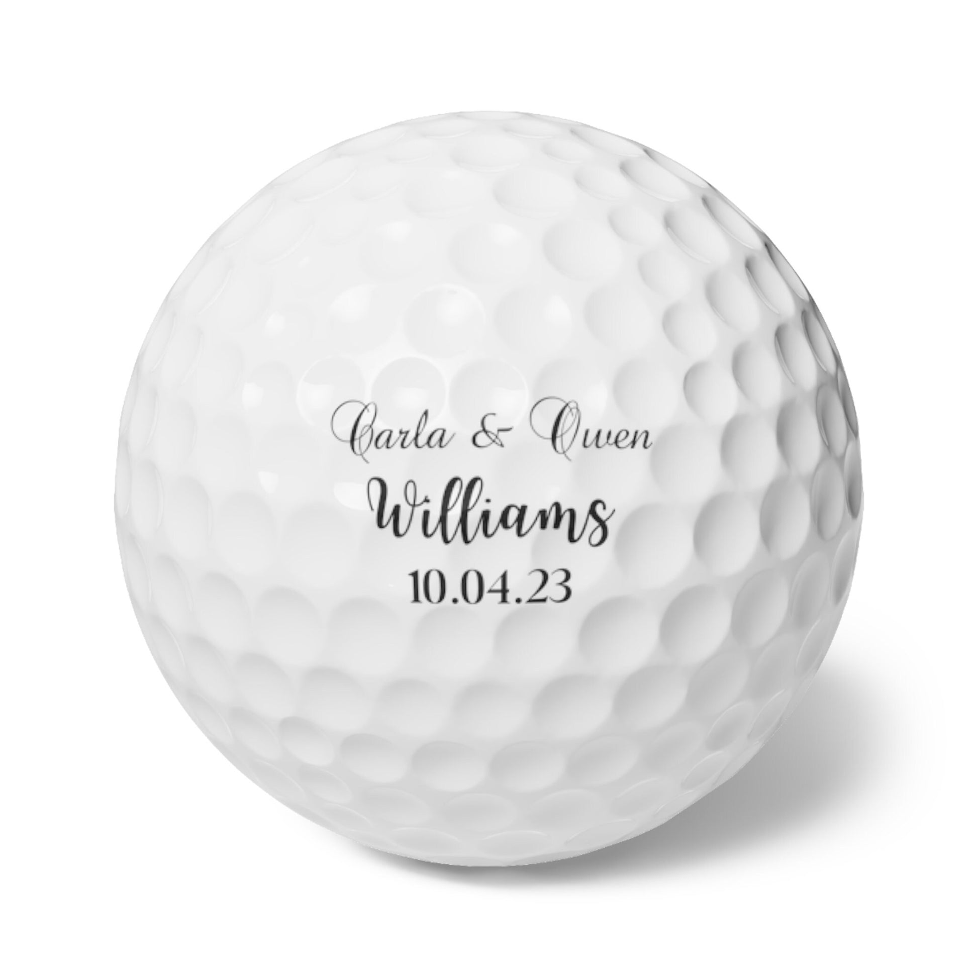 Custom Anniversary Golf Balls, Personalized Anniversary Golf Gift, Customized Gift for Anniversary, Great Gift for Husband, Wife, Golf Lover