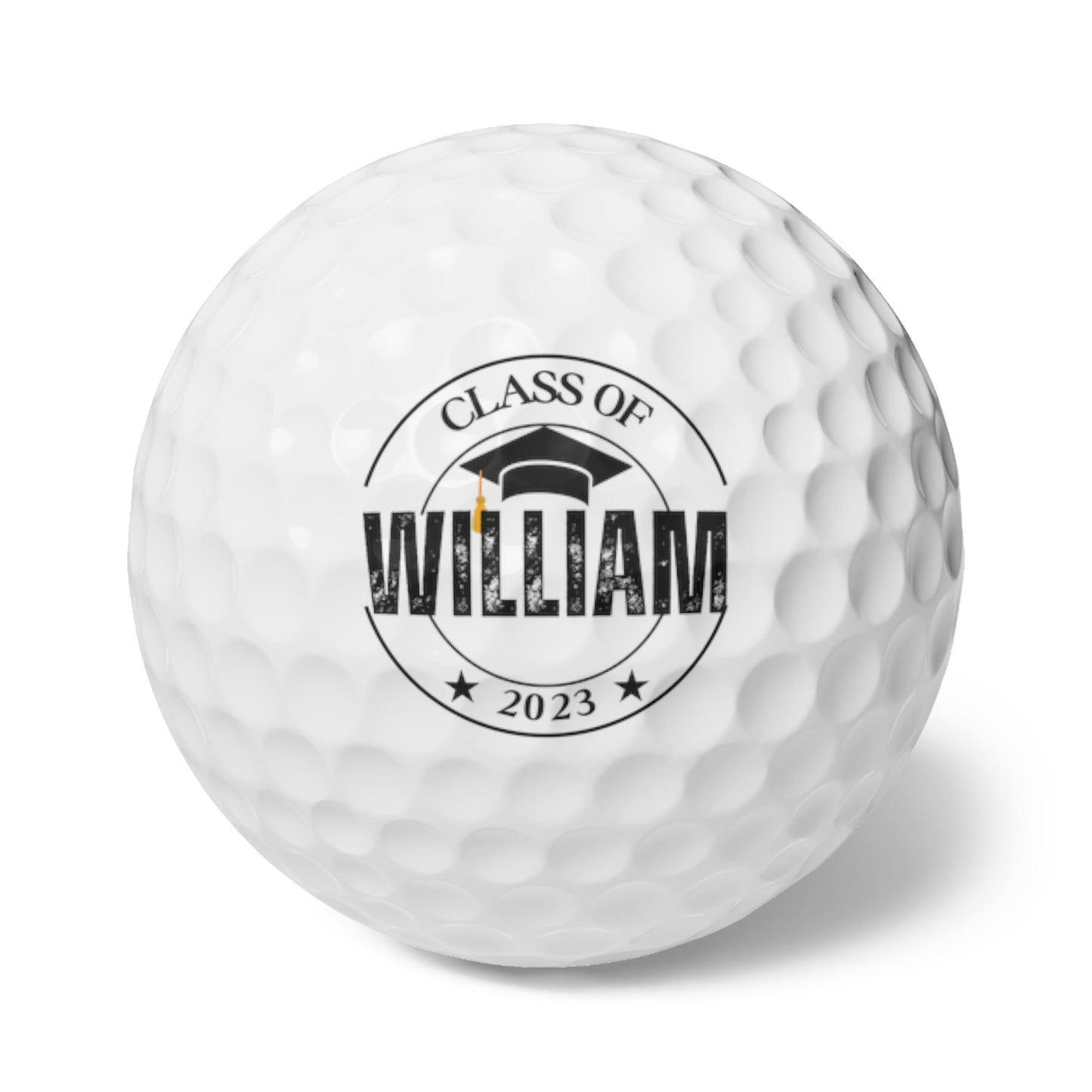 Custom Graduation Golf Balls, College Graduation, Graduation Golf Favors, Highschool Graduation Gift, Golf Gift, Golf Present, Senior Gift