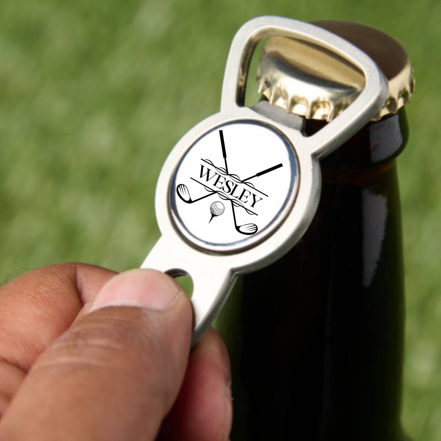 Custom Divot Tool with Ball Marker and Bottle Opener, Personalized Gift for Golfer, Golf Ball Marker with Divot Tool, Golf Christmas Gift