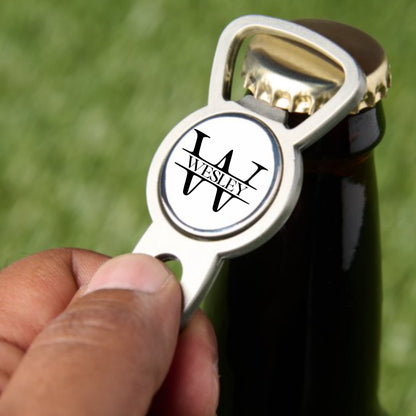 Custom Divot Tool with Ball Marker and Bottle Opener, Personalized Gift for Golfer, Golf Ball Marker with Divot Tool, Golf Christmas Gift