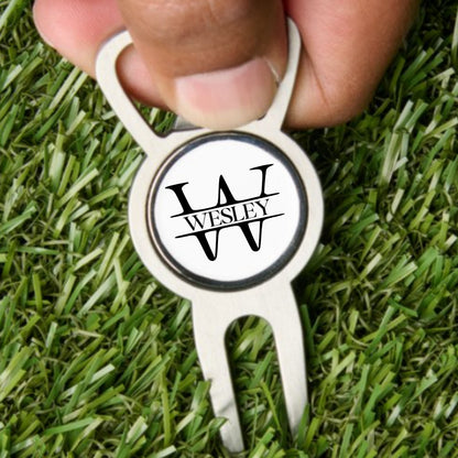 Custom Divot Tool with Ball Marker and Bottle Opener, Personalized Gift for Golfer, Golf Ball Marker with Divot Tool, Golf Christmas Gift