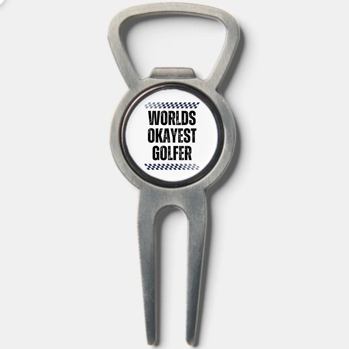 Custom Divot Tool with Ball Marker and Bottle Opener, Personalized Gift for Golfer, Golf Ball Marker with Divot Tool, Golf Christmas Gift