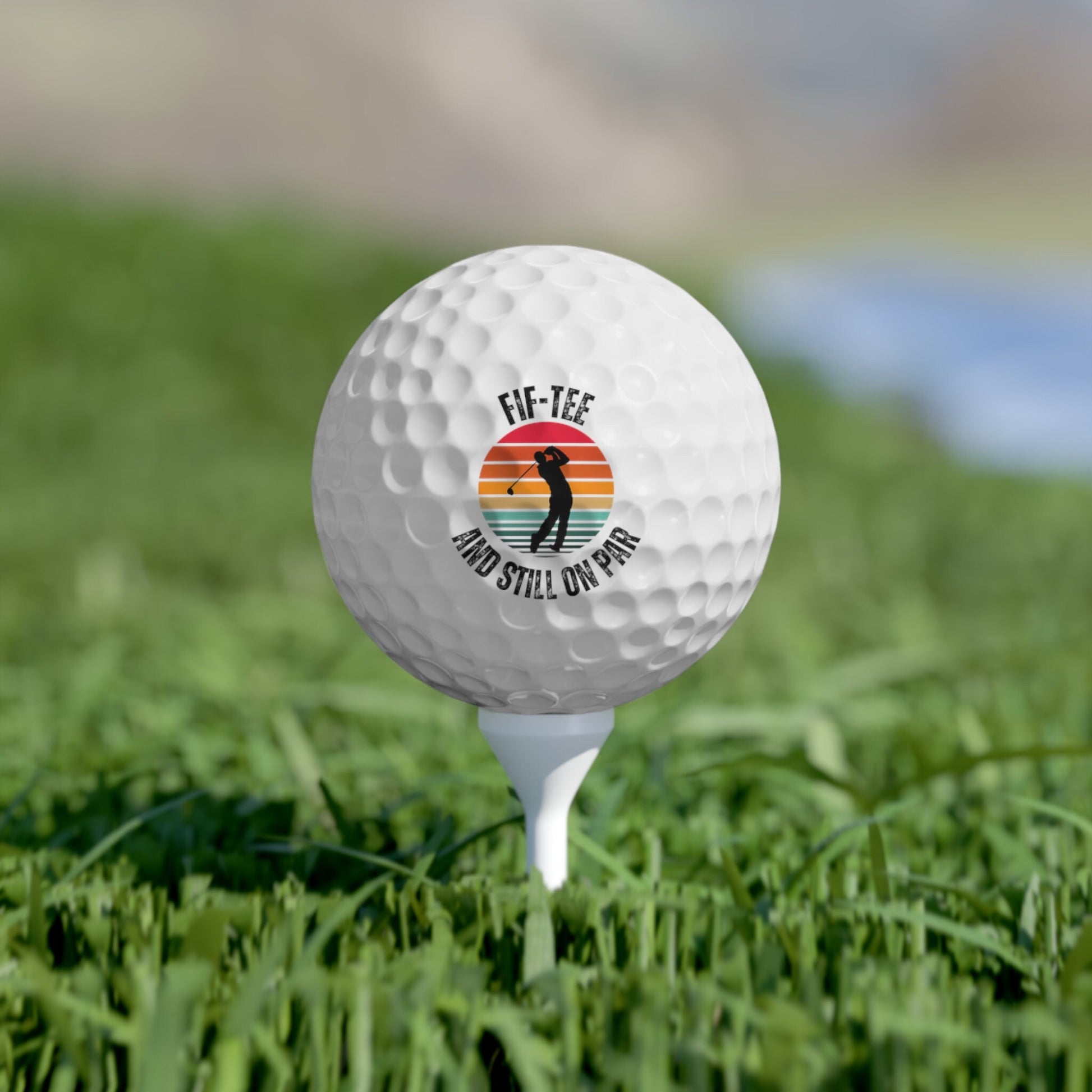 Custom Birthday Golf Ball, Personalized Bday Gift, 50 Year Old Gift, Gift for Golfer, Golf Lover Gift, Custom Birthday Gift, Customized Ball