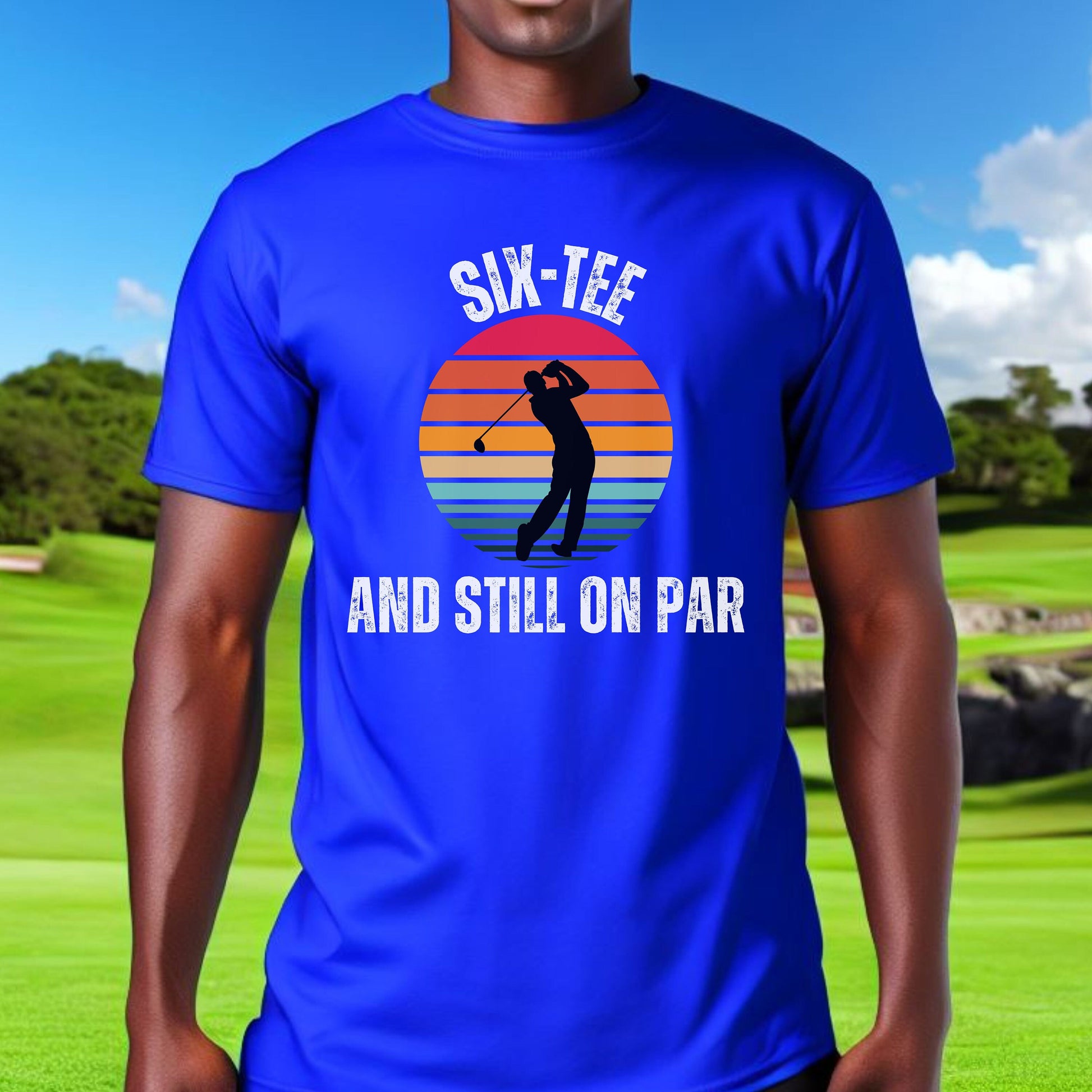 Custom Birthday Golf Shirt, Personalized Bday T-shirt, 60 Year Old Gift, Gift for Golfer, Golf Lover Gift, Custom B-Day Gift, Customized Tee