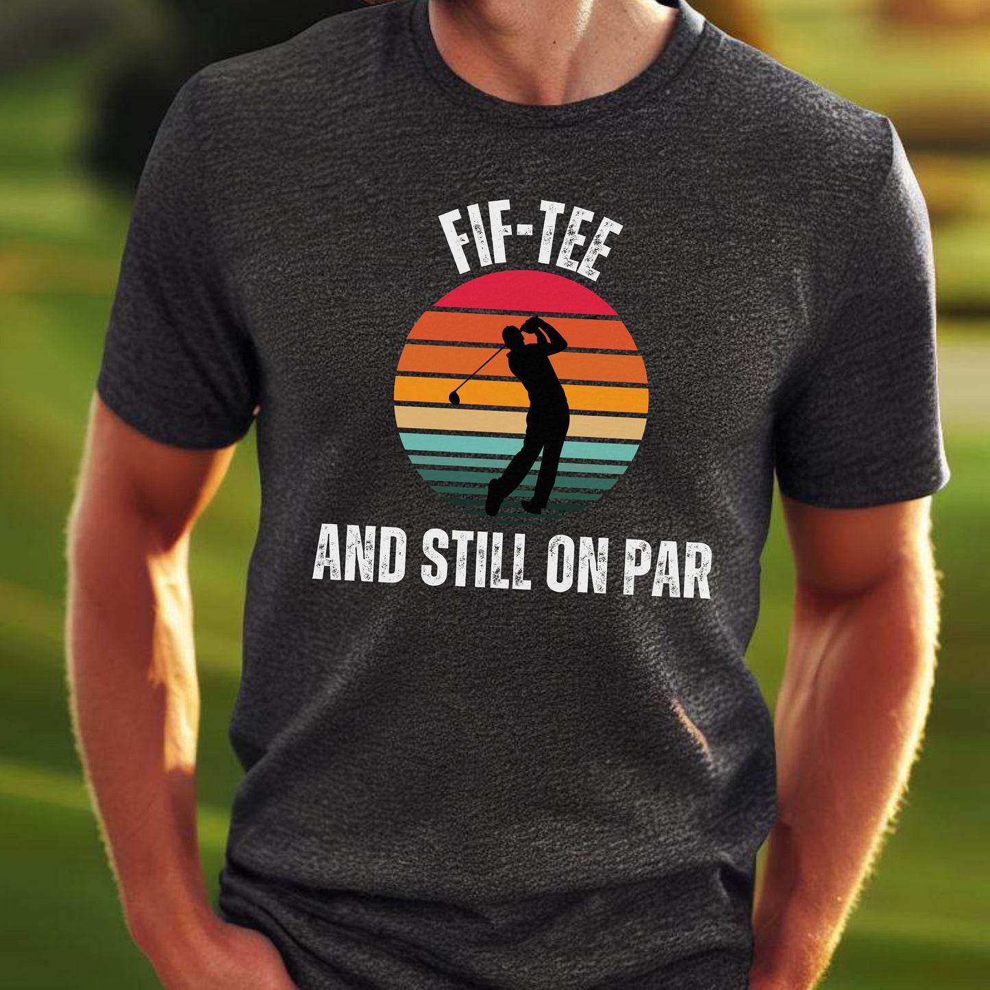 Custom Birthday Golf Shirt, Personalized Bday T-shirt, 50 Year Old Gift, Gift for Golfer, Golf Lover Gift, Custom B-Day Gift, Customized Tee