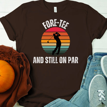 Custom Birthday Golf Shirt, Personalized Bday T-shirt, 40 Year Old Gift, Gift for Golfer, Golf Lover Gift, Custom B-Day Gift, Customized Tee