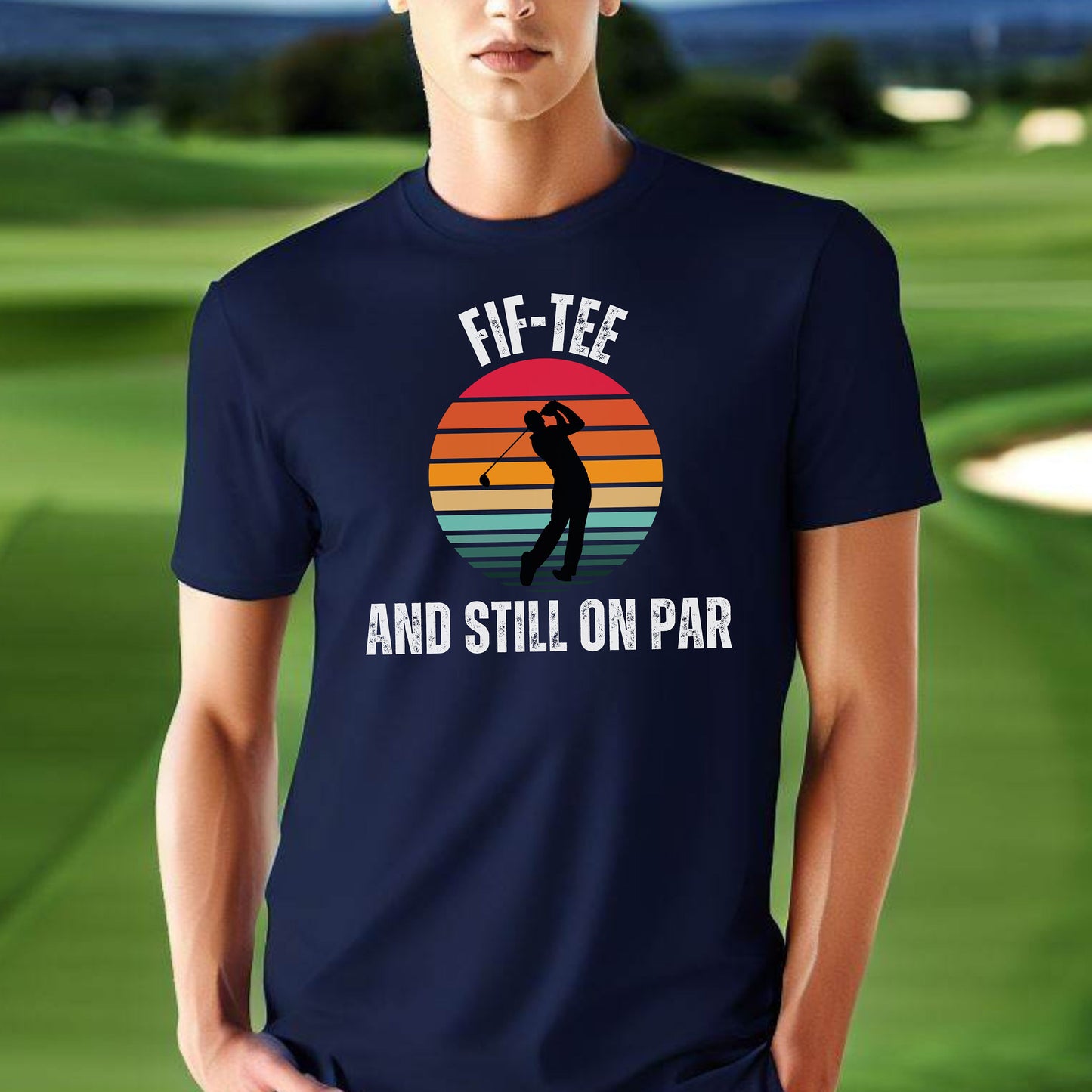 Custom Birthday Golf Shirt, Personalized Bday T-shirt, 50 Year Old Gift, Gift for Golfer, Golf Lover Gift, Custom B-Day Gift, Customized Tee