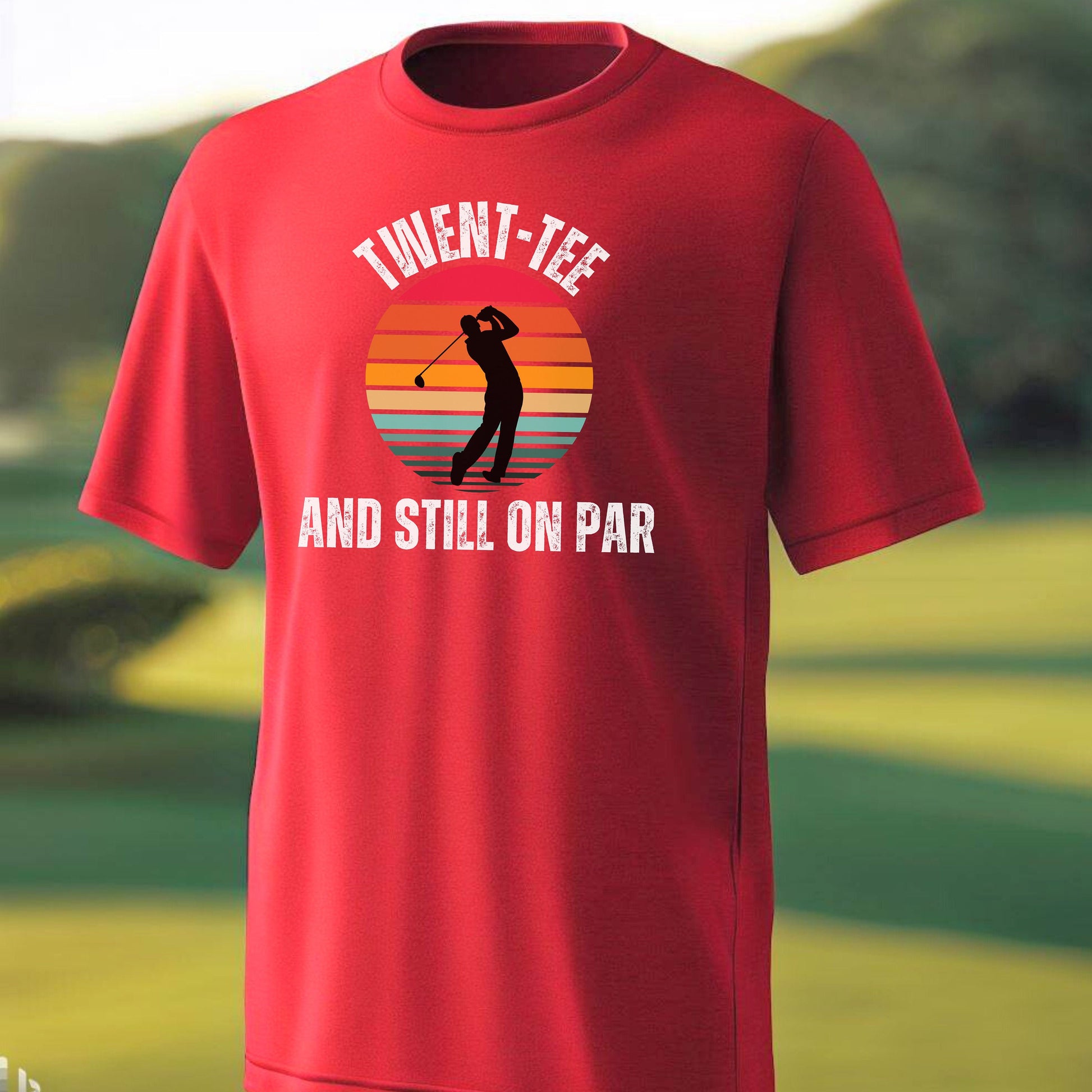 Custom Birthday Golf Shirt, Personalized Bday T-shirt, 20 Year Old Gift, Gift for Golfer, Golf Lover Gift, Custom B-Day Gift, Customized Tee