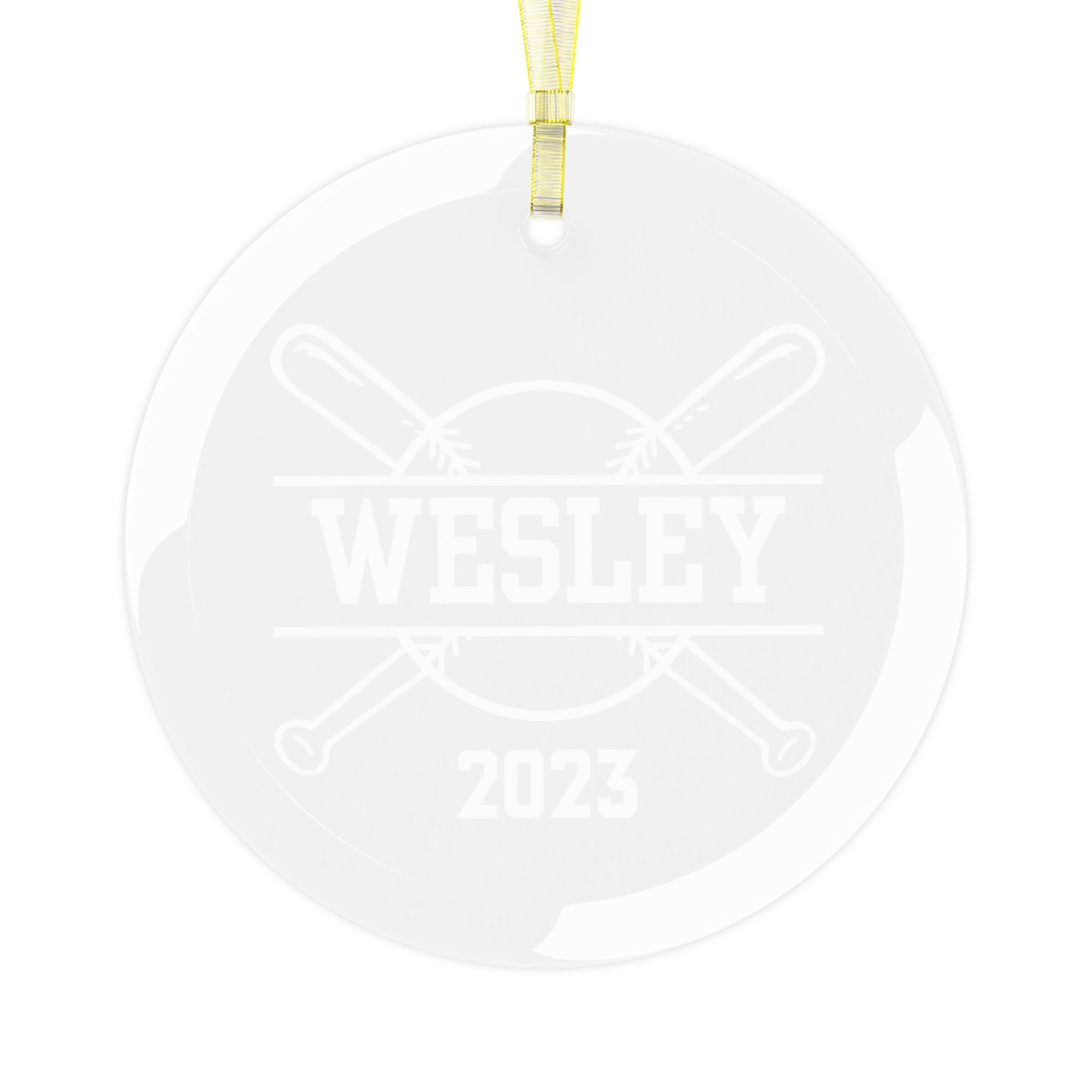Custom Baseball Christmas Ornament, Personalized Xmas Ornament for Baseball Lover, Gift for Son, Gift for Grandson, Gift for Dad, Father