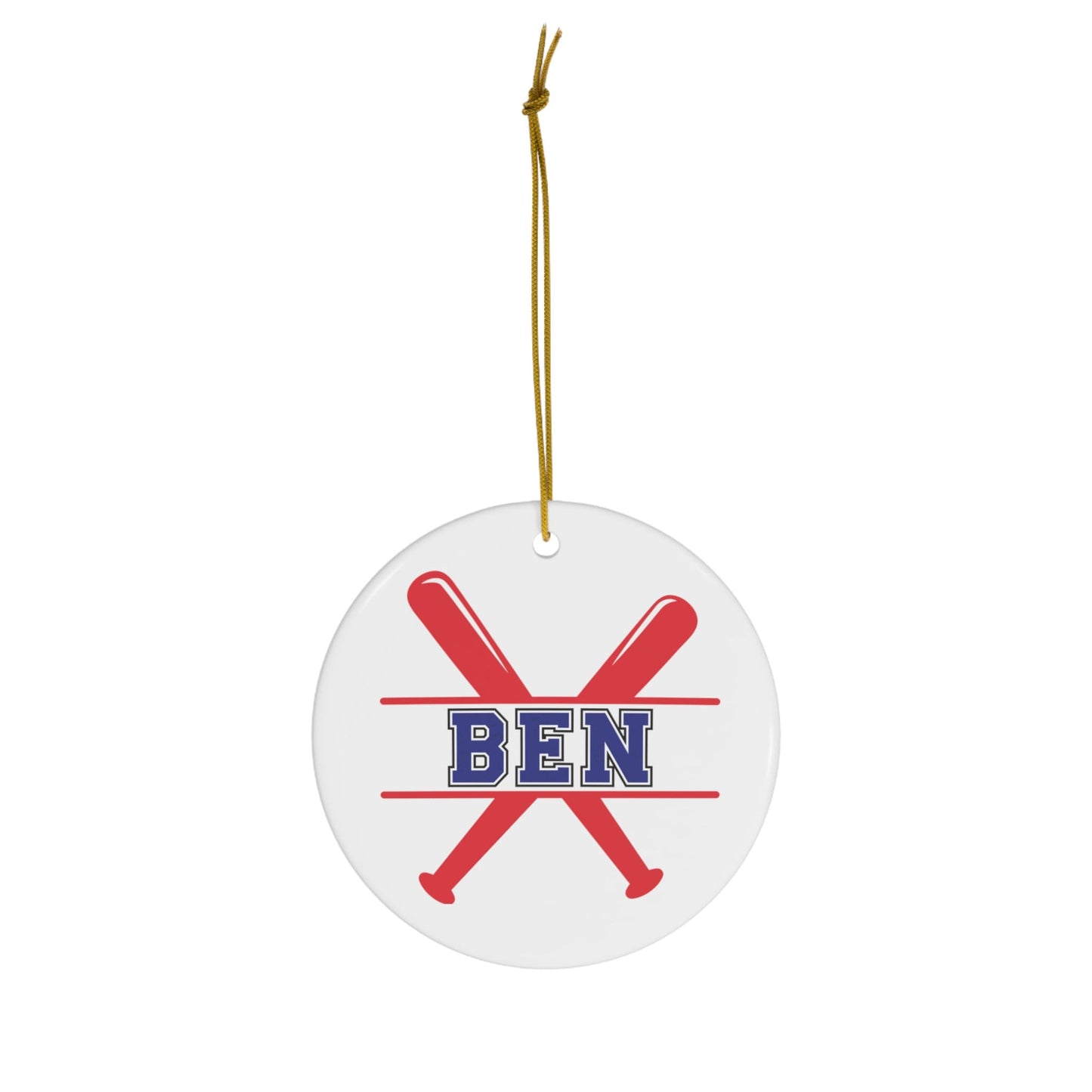 Custom Baseball Christmas Ornament, Personalized Xmas Ornament for Baseball Lover, Gift for Son, Gift for Grandson, Gift for Dad, Father