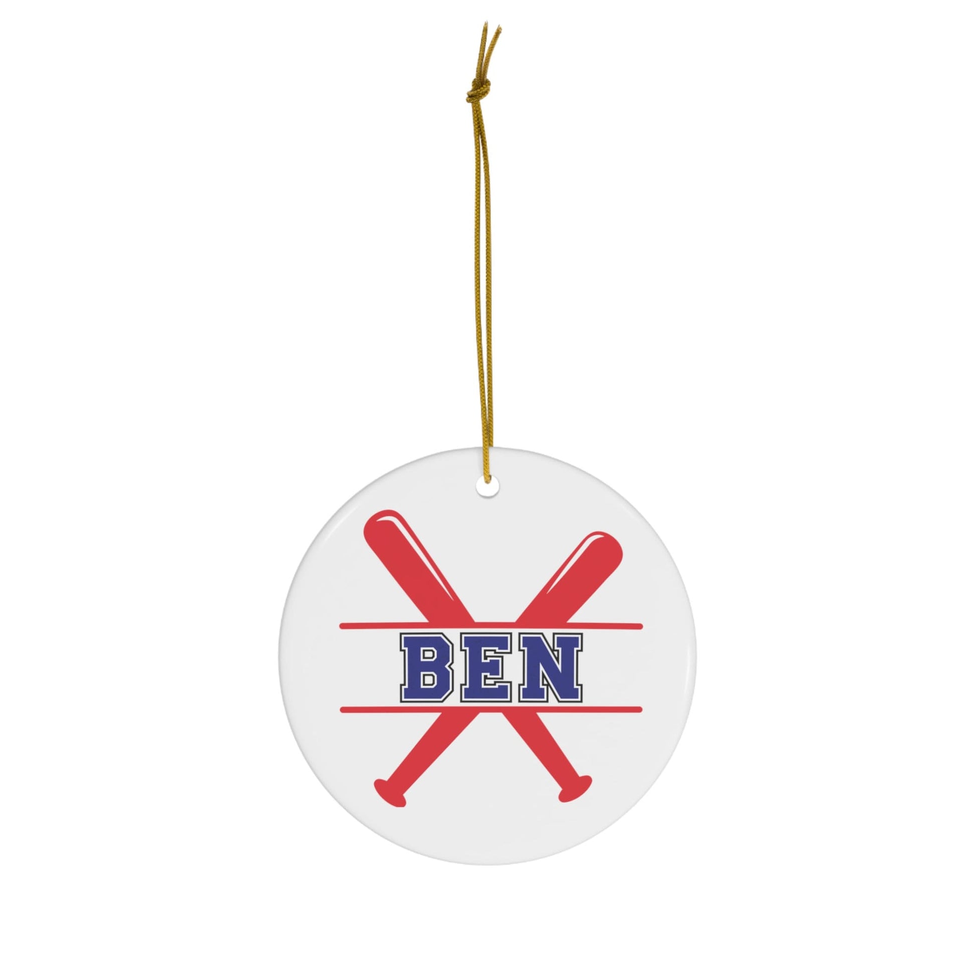 Custom Baseball Christmas Ornament, Personalized Xmas Ornament for Baseball Lover, Gift for Son, Gift for Grandson, Gift for Dad, Father