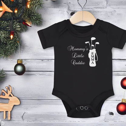Custom Golf Baby Shirt, Cute Golfer Baby Bodysuit, Perfect Gift for Golf Lover, Golfing Mom or Dad Gift, Perfect Gift for Golf Parents