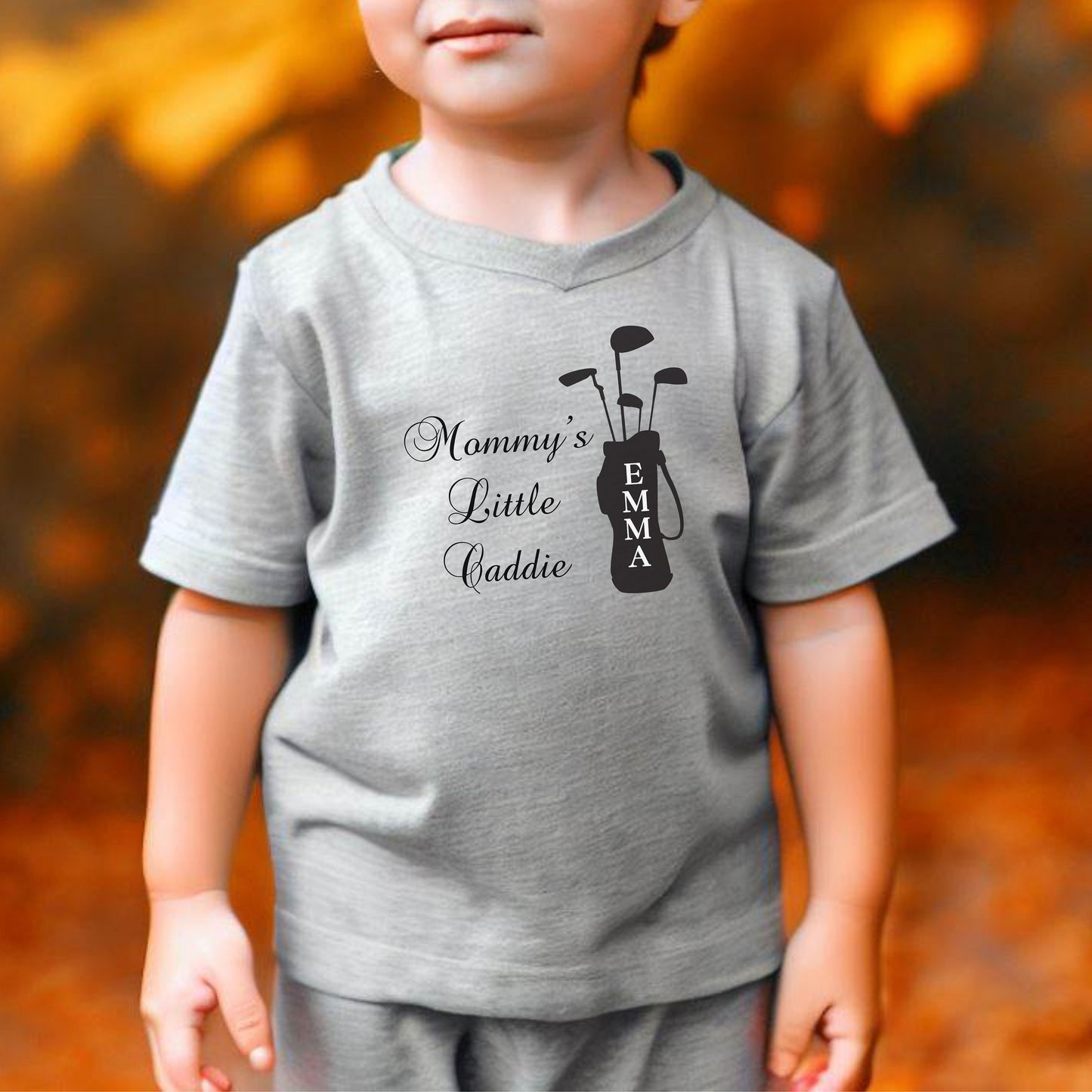Custom Toddler Golf Shirt, Mommy's Little Caddie Tshirt, Cute T-Shirt for Golf Mom, Gift for Golfer, Gift for Golf Lover, Infant Golf Tee