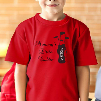 Custom Toddler Golf Shirt, Mommy's Little Caddie Tshirt, Cute T-Shirt for Golf Mom, Gift for Golfer, Gift for Golf Lover, Infant Golf Tee