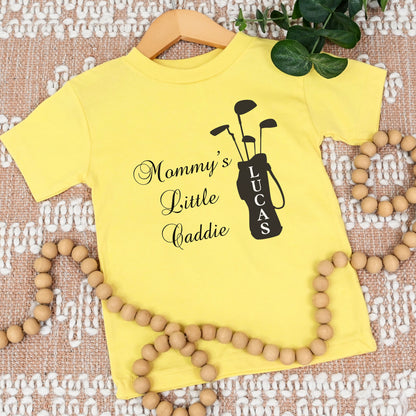 Custom Toddler Golf Shirt, Mommy's Little Caddie Tshirt, Cute T-Shirt for Golf Mom, Gift for Golfer, Gift for Golf Lover, Infant Golf Tee