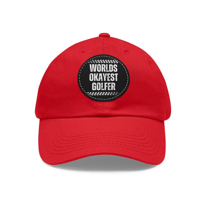 Funny Golf Hat, Worlds Okayest Golfer, Low Profile Baseball Cap, Gift for Golfer, Gift for Dad, Golf Gifts for Men, Golf Lover Gift