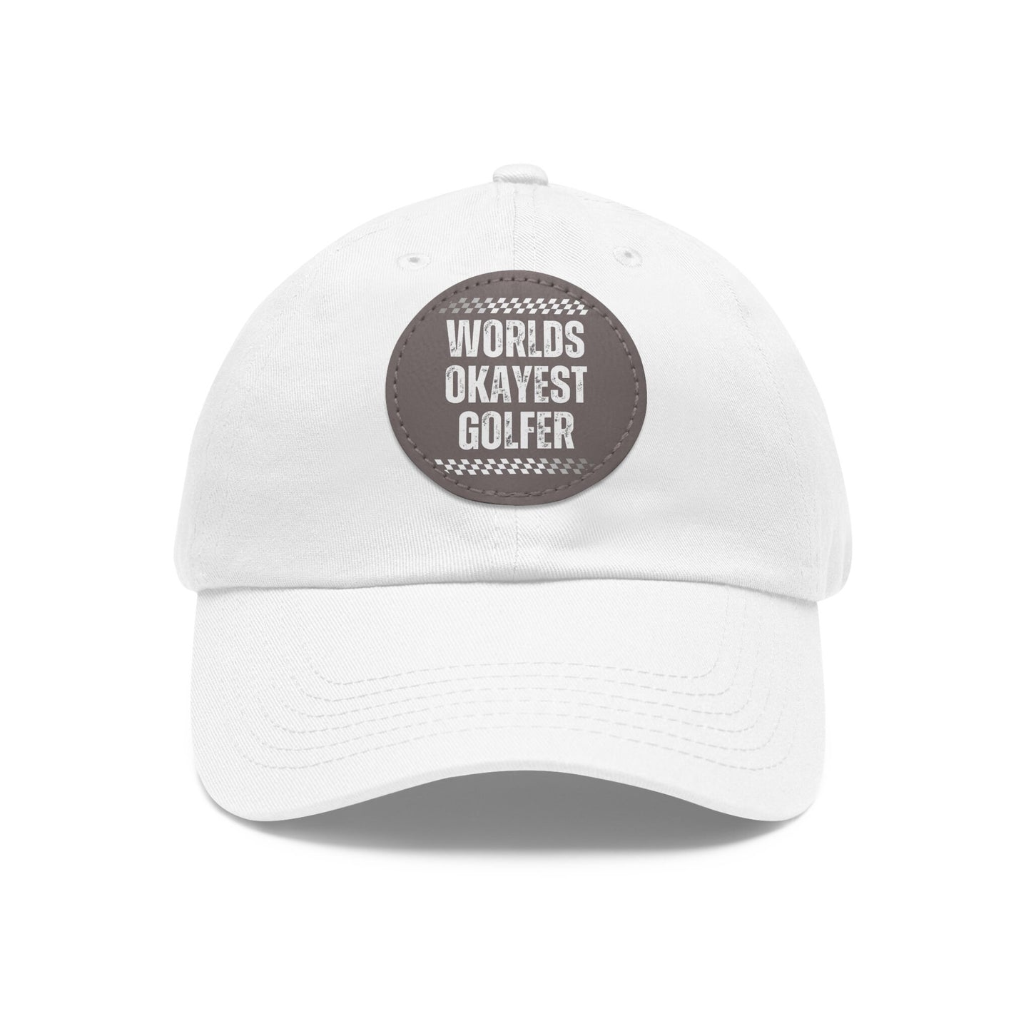 Funny Golf Hat, Worlds Okayest Golfer, Low Profile Baseball Cap, Gift for Golfer, Gift for Dad, Golf Gifts for Men, Golf Lover Gift