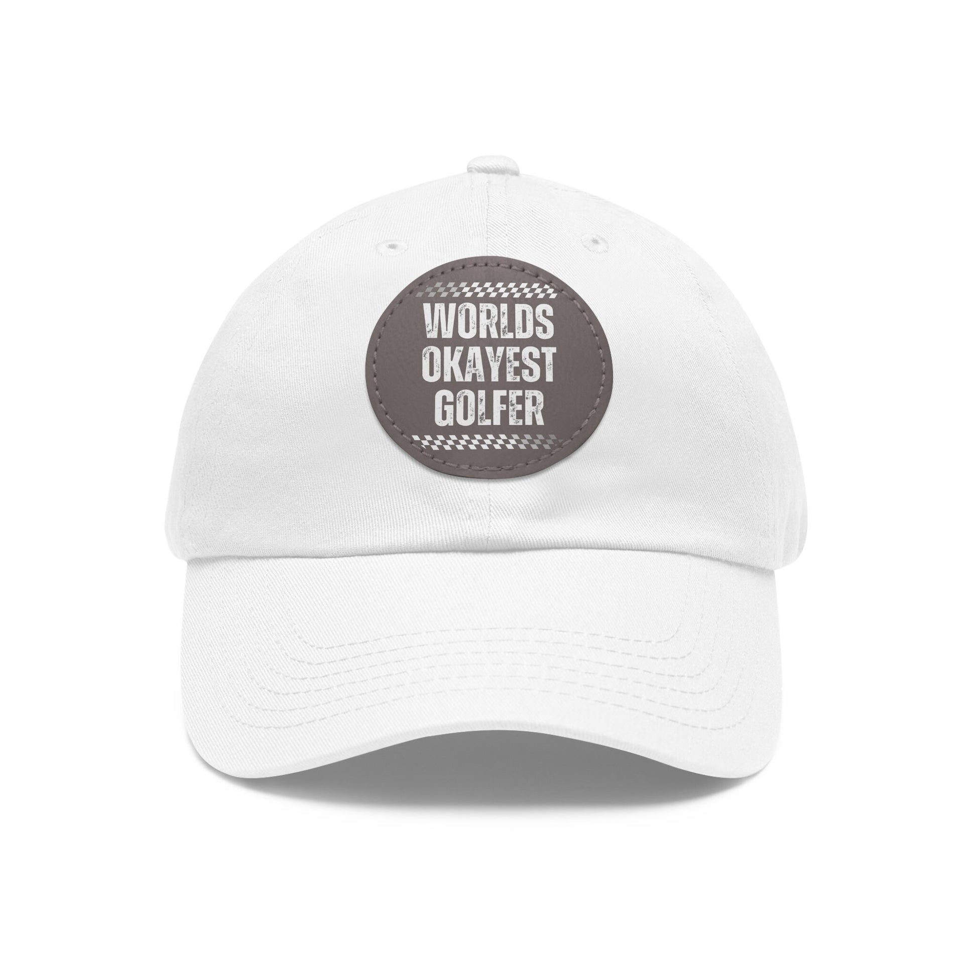 Funny Golf Hat, Worlds Okayest Golfer, Low Profile Baseball Cap, Gift for Golfer, Gift for Dad, Golf Gifts for Men, Golf Lover Gift