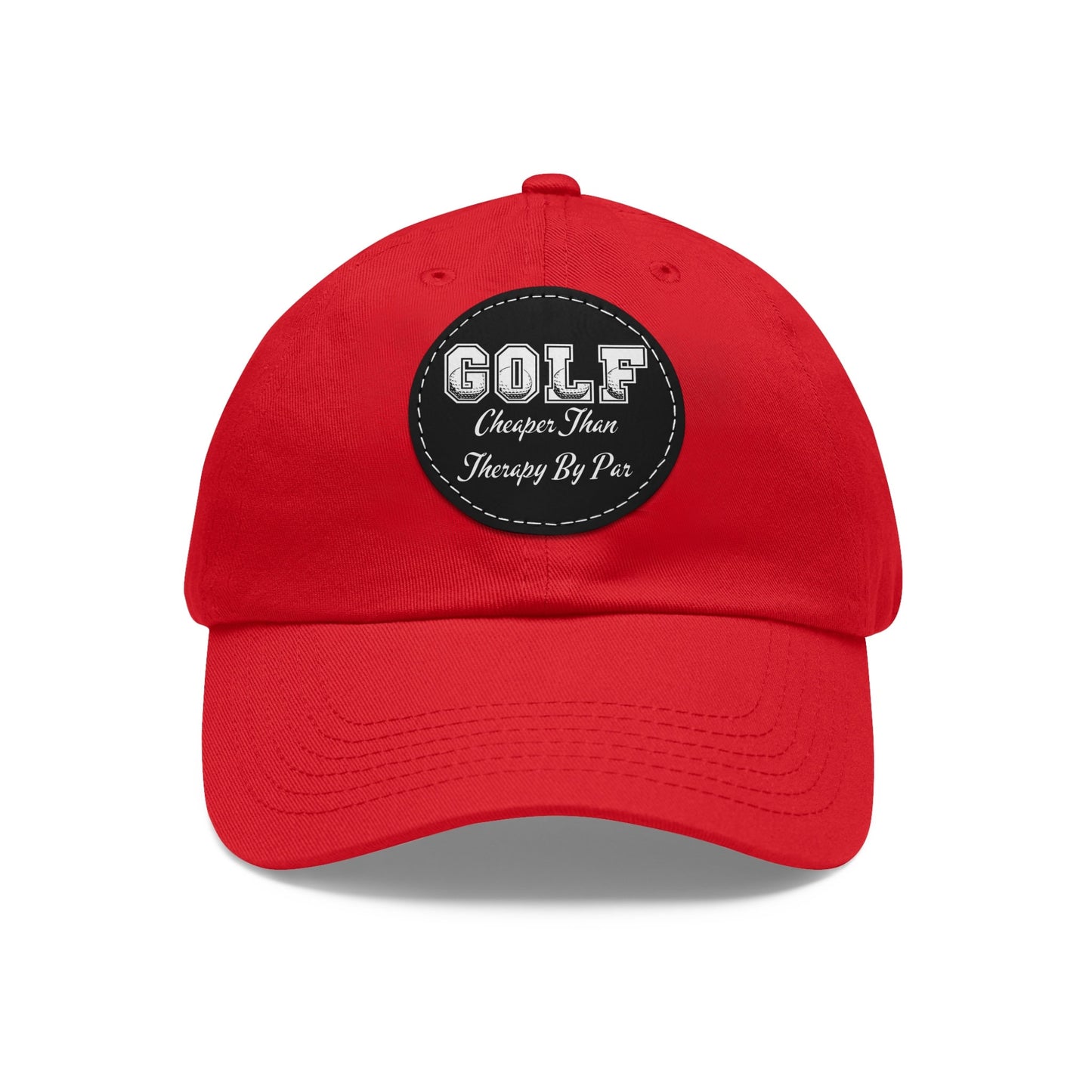 Funny Golf Hat, Cheaper Than Therapy By Par, Low Profile Baseball Cap, Gift for Golfer, Gift for Dad, Golf Gifts for Men, Golf Lover Gift