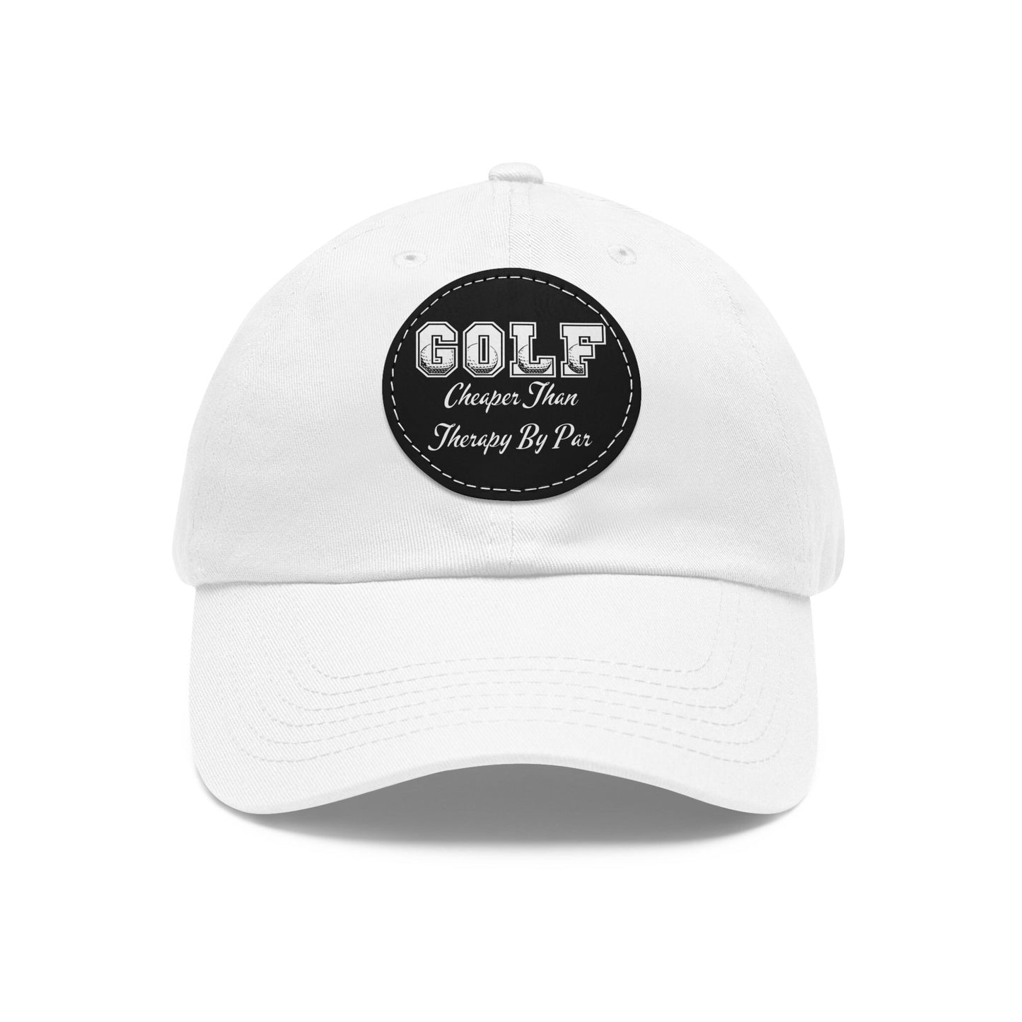 Funny Golf Hat, Cheaper Than Therapy By Par, Low Profile Baseball Cap, Gift for Golfer, Gift for Dad, Golf Gifts for Men, Golf Lover Gift
