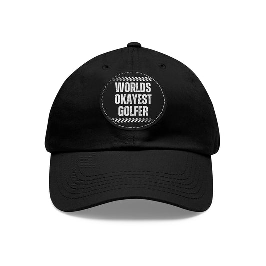 Funny Golf Hat, Worlds Okayest Golfer, Low Profile Baseball Cap, Gift for Golfer, Gift for Dad, Golf Gifts for Men, Golf Lover Gift