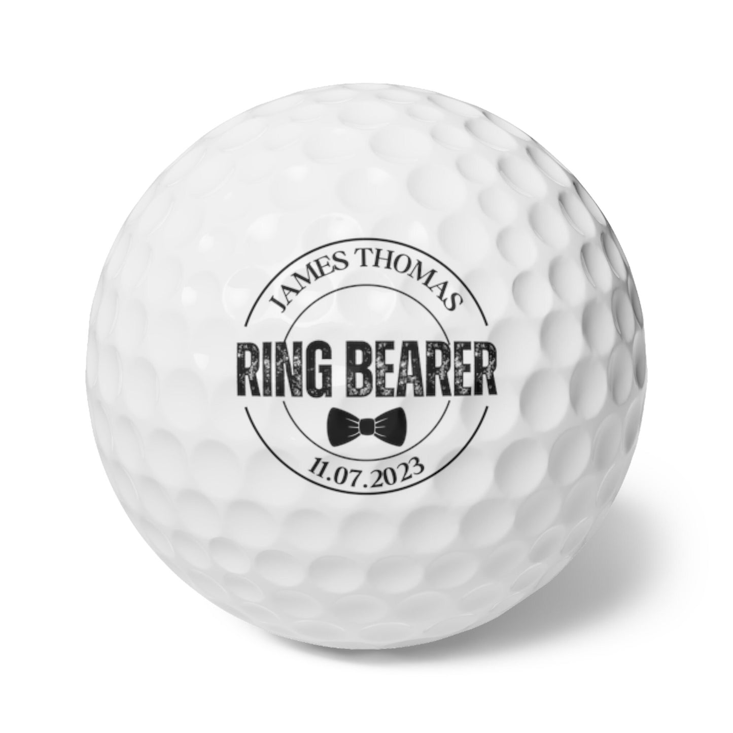 Ring Bearer Golf Gift, Golf Ball for Ring Bearer, Groomsman Gift, Groomsman Proposal, Perfect Wedding Gift, Wedding Party Favor, Ring Bearer