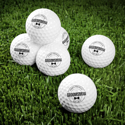 Groomsman Golf Gift, Golf Ball for Groomsman, Golfer Groomsman Gift, Groomsmand Proposal, Perfect Wedding Gift, Wedding Party Favor Ideas