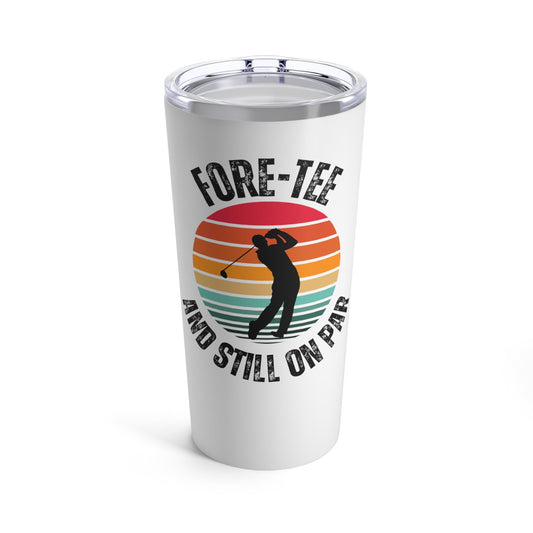Funny Birthday Golf Tumbler, 20 oz Coffee Tumbler, Funny Golf Water Bottle, Gift for Golf Lover, Gift for Husband, Gift for Dad, Father