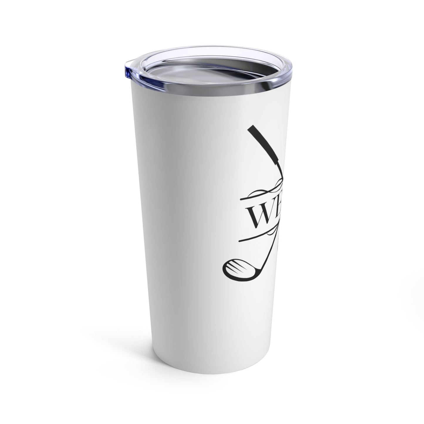 Custom Monogram Golf Tumbler, 20 oz Coffee Tumbler, Personalized Golf Water Bottle, Gift for Golf Lover, Gift for Husband, Gift for Dad