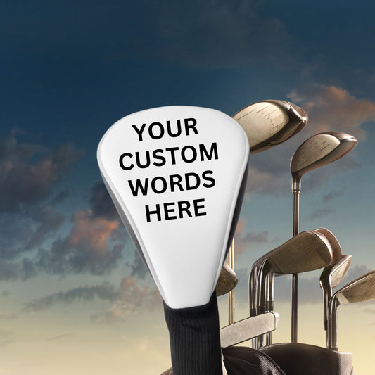 Custom Golf Club Cover, Personalized Club Cover, Customized Golf Club Head Cover, Groomsman Gift, Wedding Gift, Best Man Gift, Husband Gift