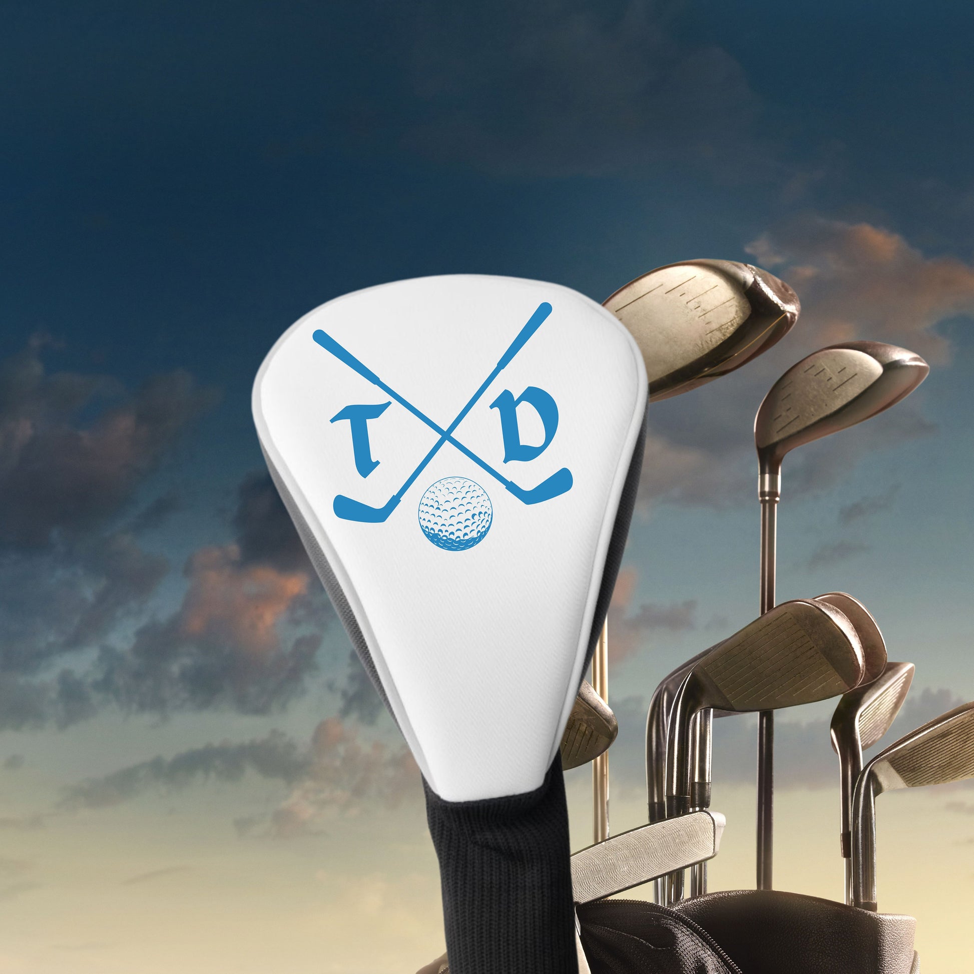 Custom Golf Club Cover, Personalized Club Cover, Customized Golf Club Head Cover, Groomsman Gift, Wedding Gift, Best Man Gift, Husband Gift