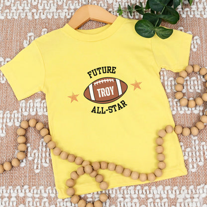 Custom Toddler Football Shirt, Cute Personalized Football T-Shirt, Daddy's Little Quarterback Tshirt, Kids Football Tee, Football Lover Gift