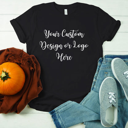 Women's Custom Design Shirt, Customized Logo TShirt, Personalized T-Shirt for Design or Logo, Custom Business Tee, Small Business Shirt