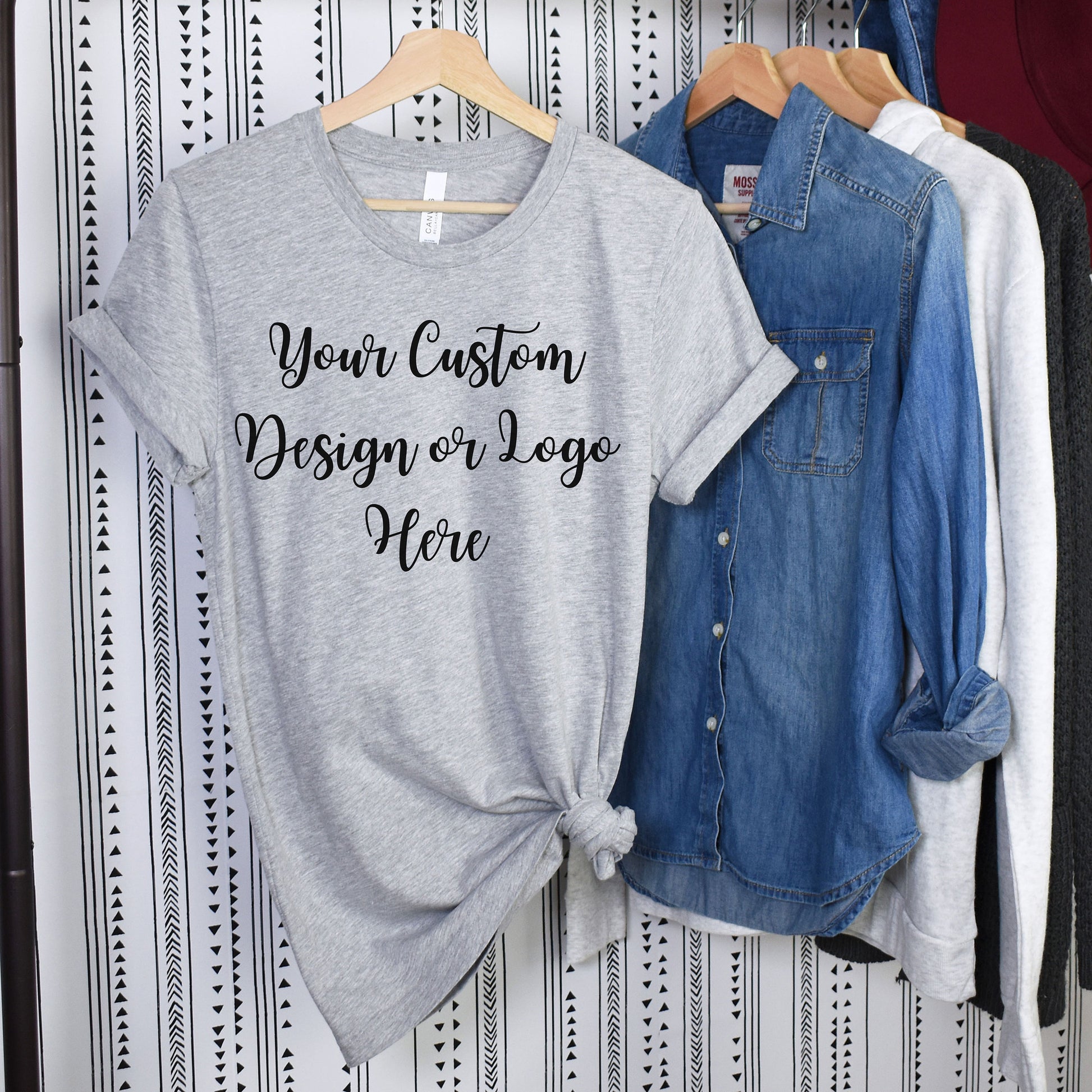 Women's Custom Design Shirt, Customized Logo TShirt, Personalized T-Shirt for Design or Logo, Custom Business Tee, Small Business Shirt