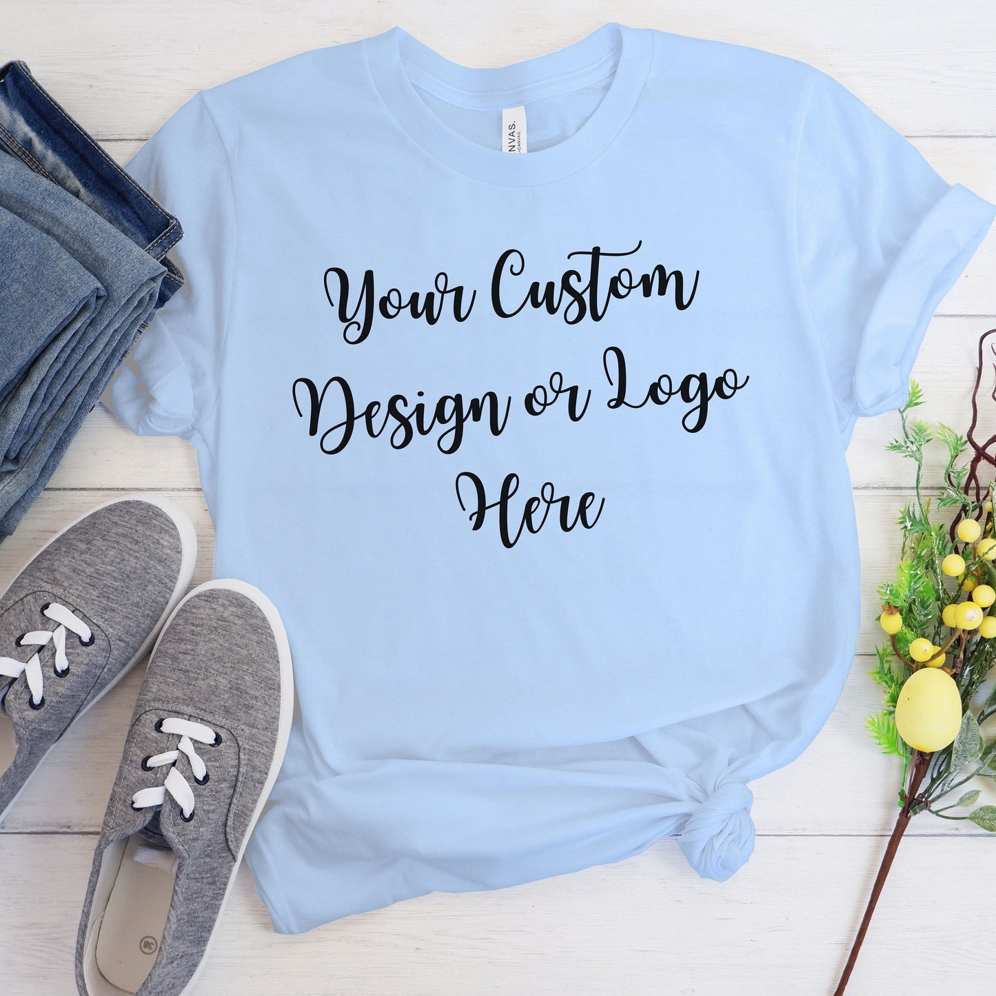 Women's Custom Design Shirt, Customized Logo TShirt, Personalized T-Shirt for Design or Logo, Custom Business Tee, Small Business Shirt