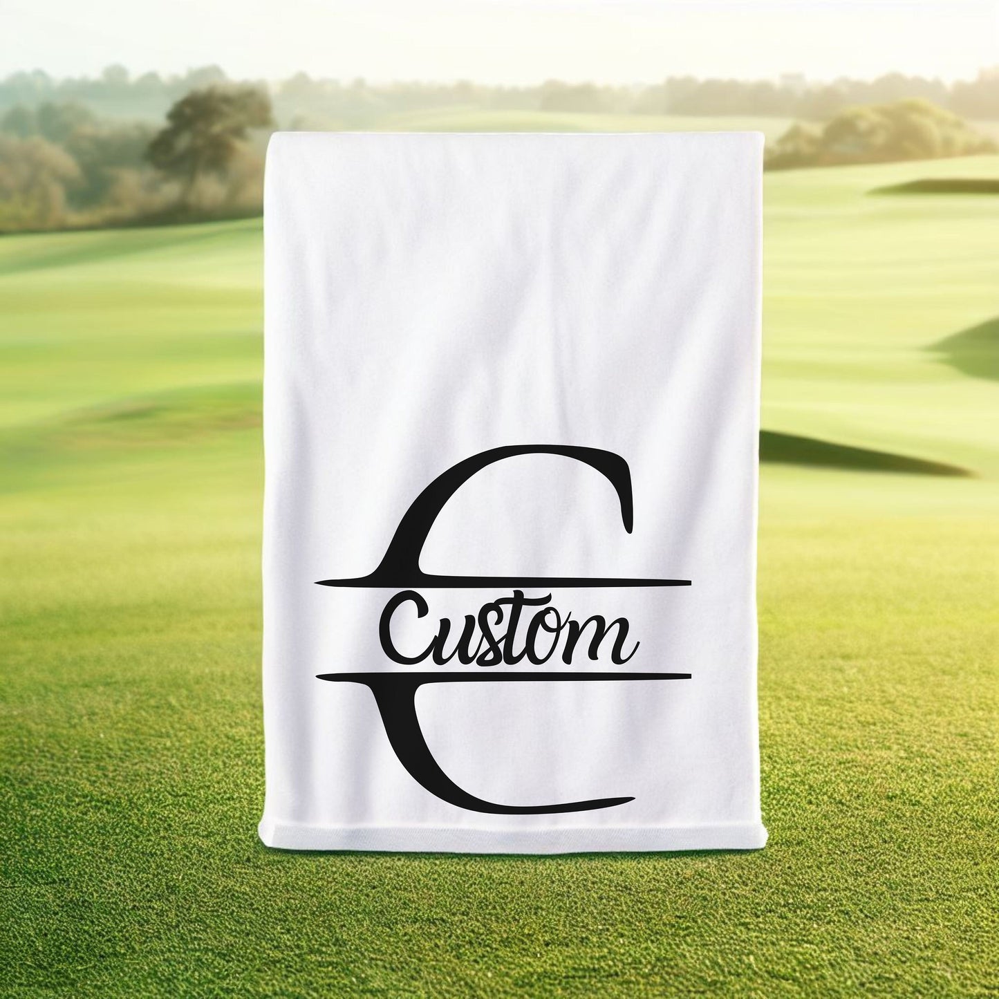 Custom Golf Bag Towel, Personalized Golf Towel, Customized Gift for Golfer, Gift for Golf Husband, Gift for Dad, Boyfriend Golf Lover Gift,