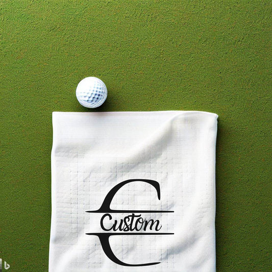 Custom Golf Bag Towel, Personalized Golf Towel, Customized Gift for Golfer, Gift for Golf Husband, Gift for Dad, Boyfriend Golf Lover Gift,