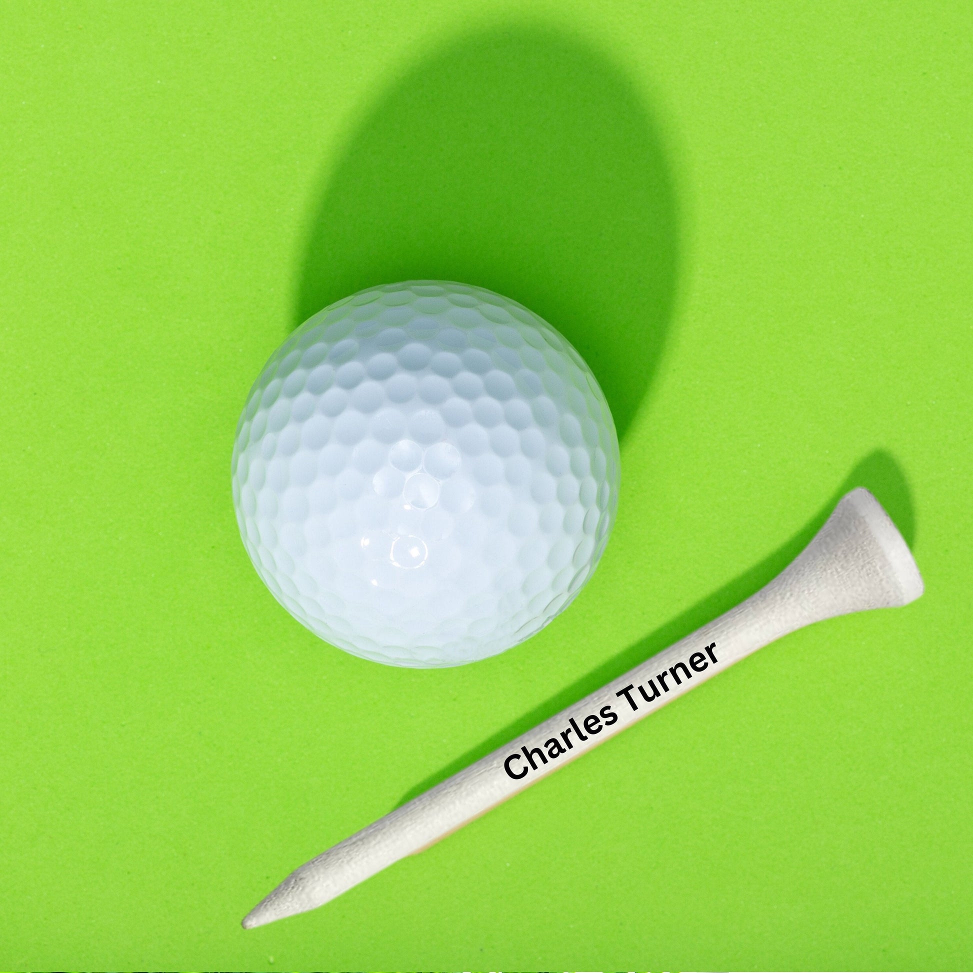 Personalized Golf Tees, Printed Customized Golf Tee, Custom Golf Tee, 2.75 Inch White Golf Tees, Gift for Dad, Gift for Golfer, Husband Gift