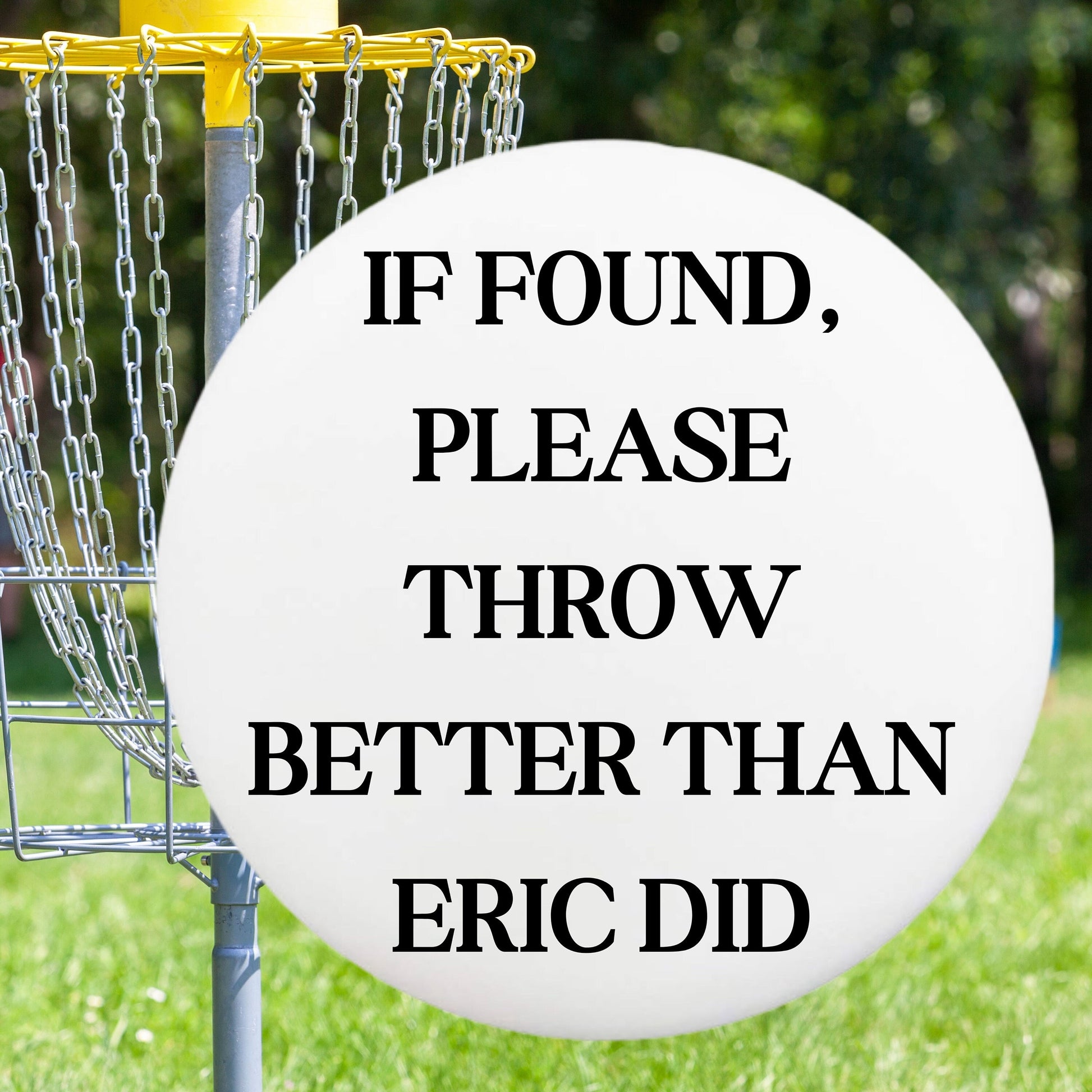 Custom Disc Golf Disc, Personalized Disc Golf Gift, Gift for Disc Golfer, Disc Golf Gift Ideas, Disc Golf Driver, Putter, Gift for Husband
