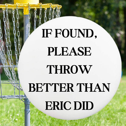 Custom Disc Golf Disc, Personalized Disc Golf Gift, Gift for Disc Golfer, Disc Golf Gift Ideas, Disc Golf Driver, Putter, Gift for Husband