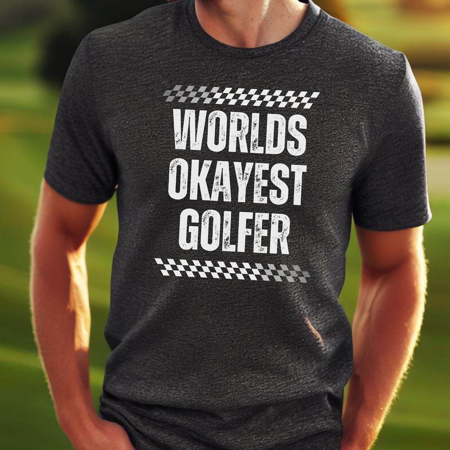 Funny Golf Shirt Gift, Tshirt for Golfer, Gift for Golf Lover, T-Shirt Gift for Husband, World's Okayest Golfer, Christmas Gift for Golfer