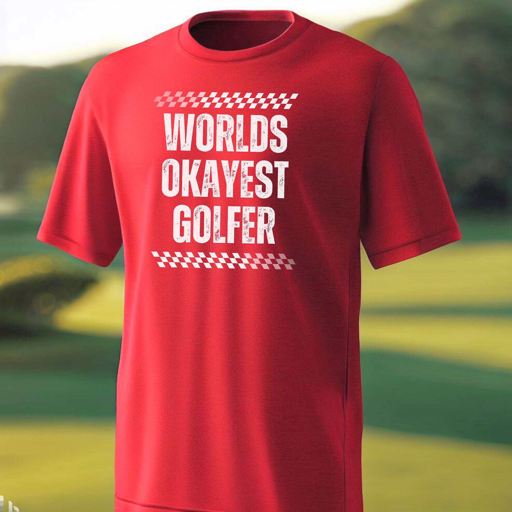 Funny Golf Shirt Gift, Tshirt for Golfer, Gift for Golf Lover, T-Shirt Gift for Husband, World's Okayest Golfer, Christmas Gift for Golfer