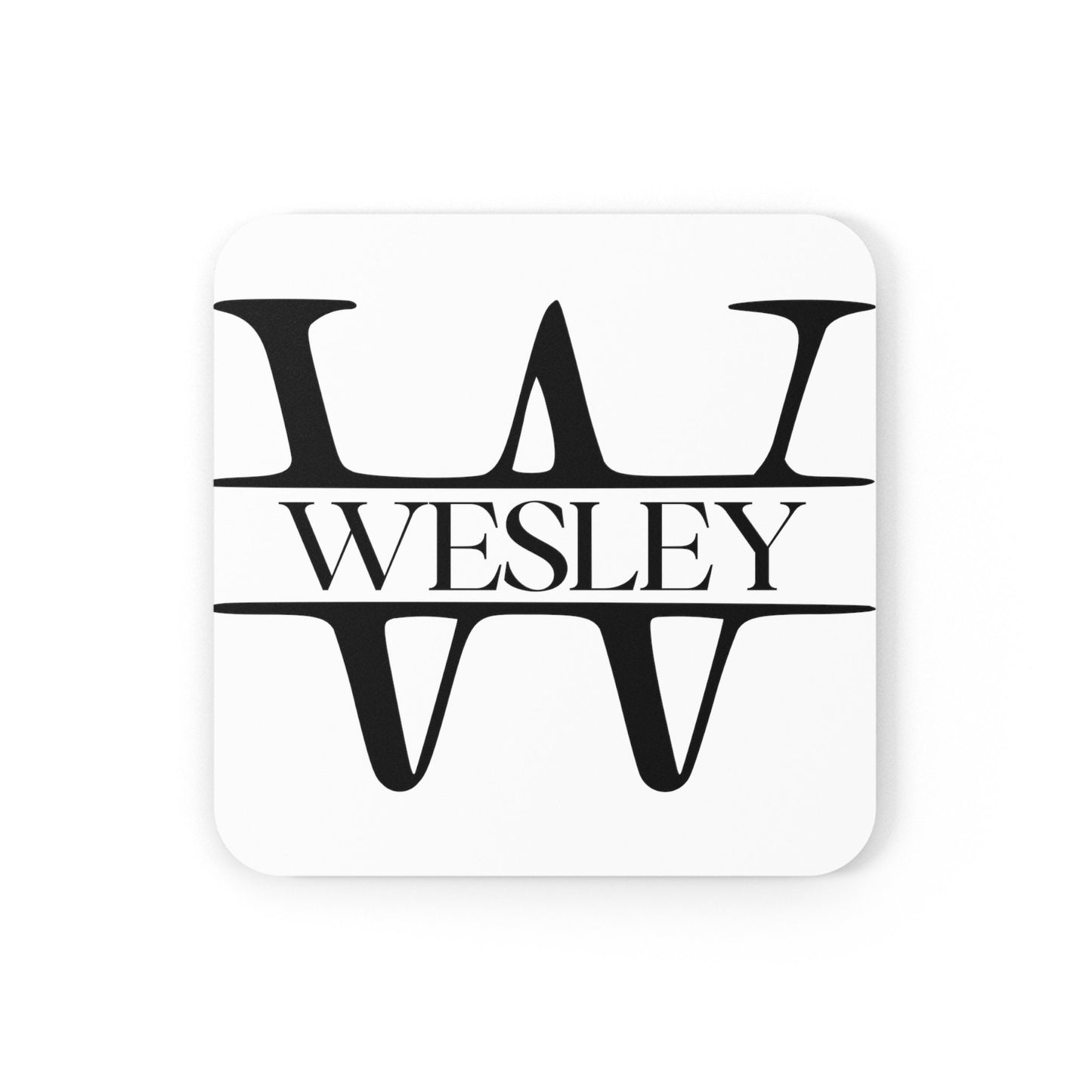 Custom Monogrammed Drink Coaster, Personalized Beer Coaster for Golfer, Customized Coaster for Golf Lover, Corkwood Coaster GIft, Set of 4