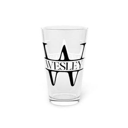 Custom Golf Pint Glass, Personalized Golf Beer Glass, Customized Glass for Golfer, Great Gift for Dad, Father, Husband, Gift for Golf Lover
