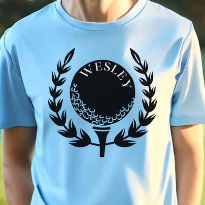 Custom Monogrammed Golf Shirt, Personalized T-Shirt for Golfer, Customized Tee for Husband, Great Gift for Dad, Father, Gift for Grandfather